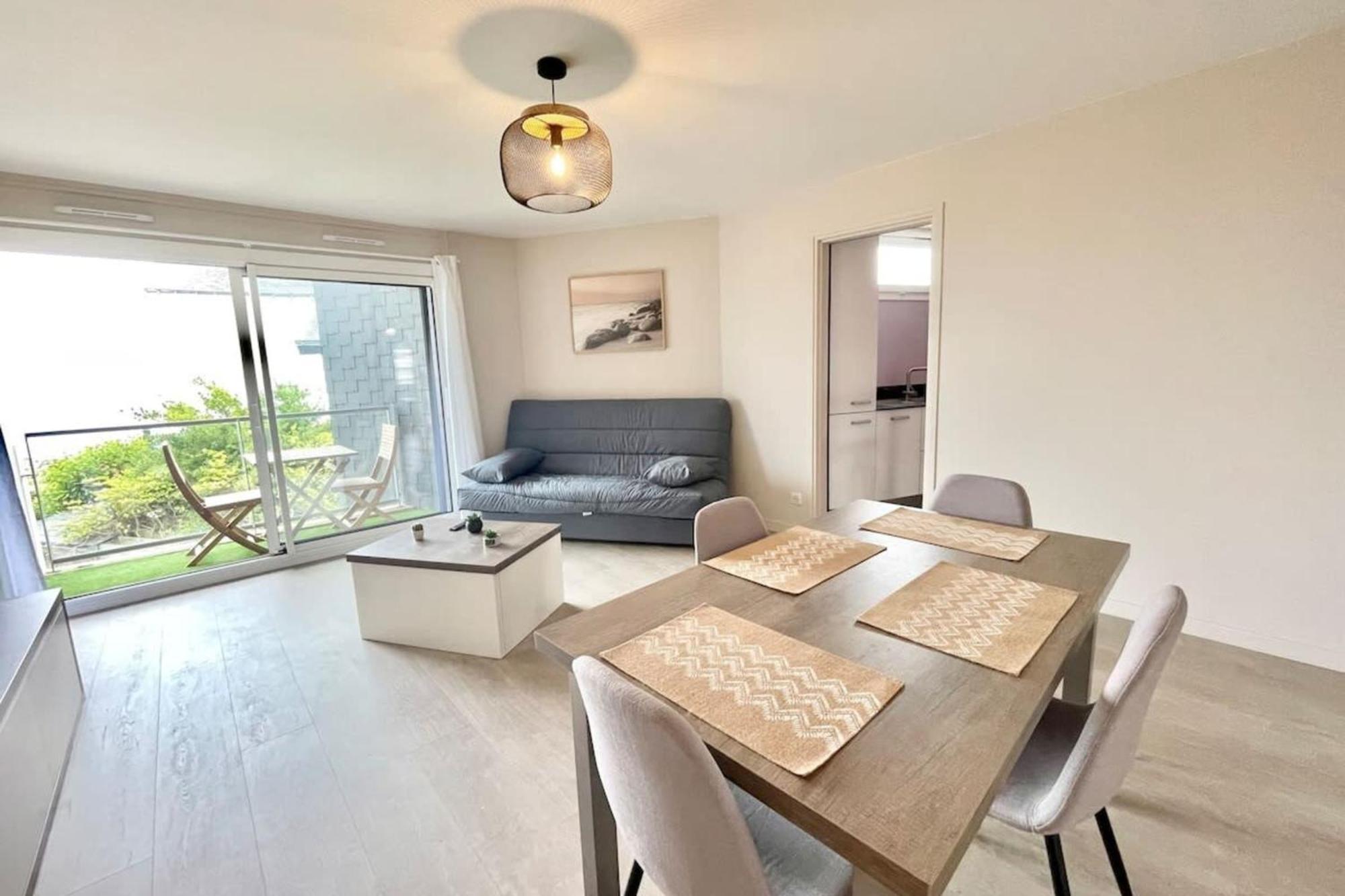 Royal Appartement De Standing - Face A L'Ocean Ploemeur Luaran gambar