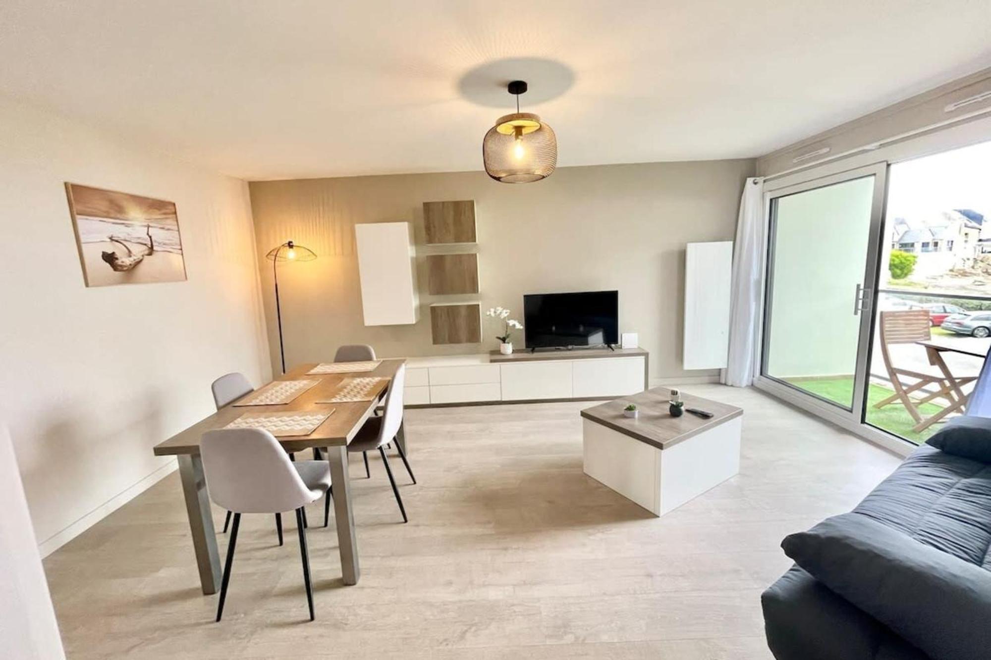 Royal Appartement De Standing - Face A L'Ocean Ploemeur Luaran gambar